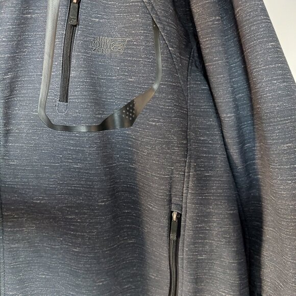 Point Zero Weather Protection Softshell Fleece Jacket Coat Men's 3XL Blue Gray - Picture 2 of 6